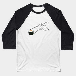 Kawaii Sushi with chopsticks Baseball T-Shirt